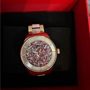 Invicta Women's Watch with Pink and Gold Accents